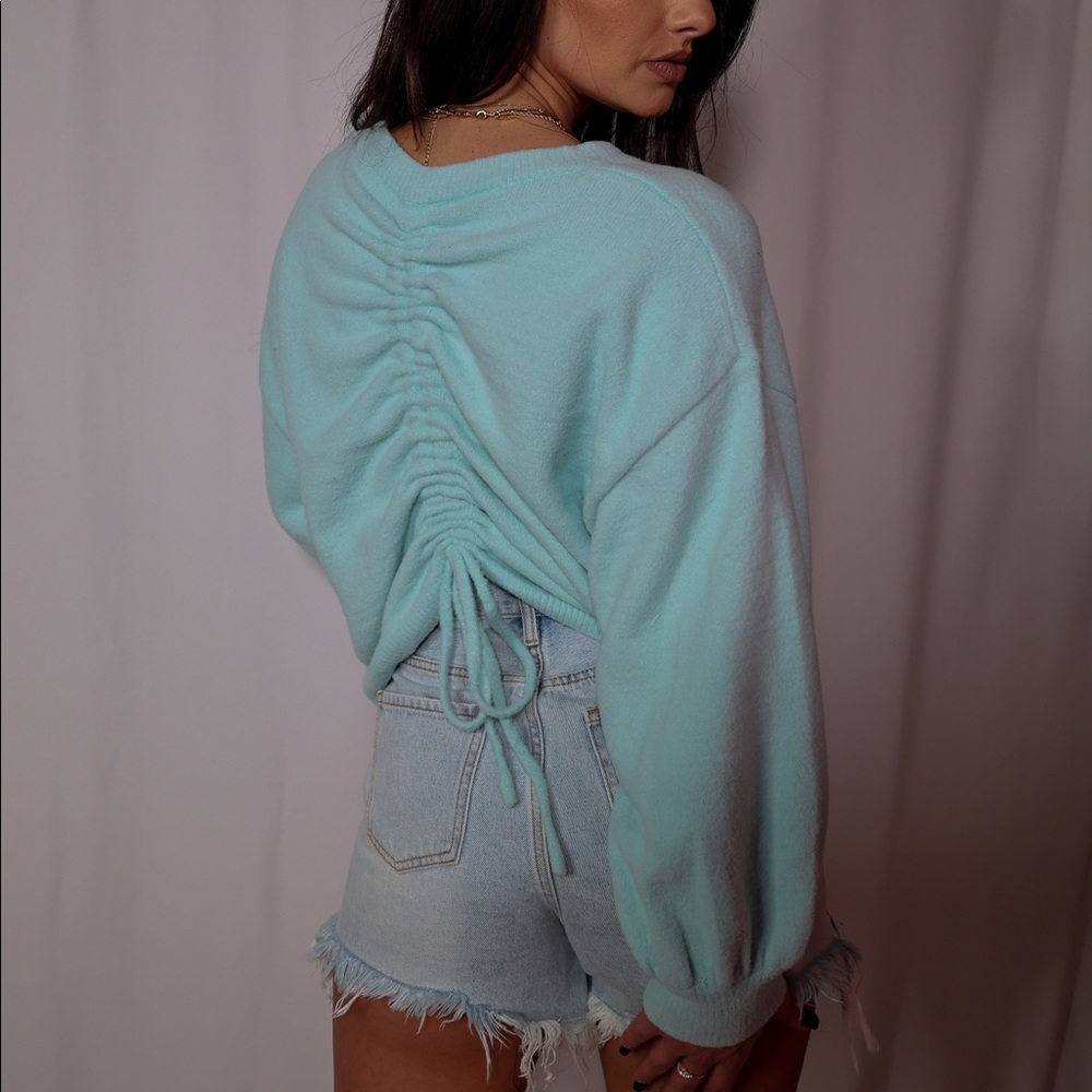 Buttery Soft Aqua Sweater! 🫶🏼